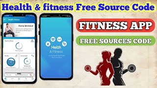 How to Make Health and Fitness App  Workout Manager amp Health Calculator  Free Source Code Download [upl. by Hsilgne]