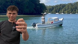 Fishing the Fal Estuary with Lugworm off the Boat  The Fal Anglers [upl. by Sregor]