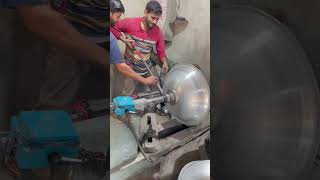 Making stainless steel large bowl unitedstate shortfeed shortvideos skillvideos japan [upl. by Enois23]