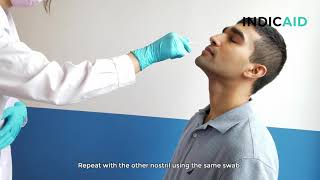 INDICAID COVID19 Rapid Antigen Test  How to Use Professional Use [upl. by Det105]