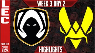 TH vs VIT Highlights  LEC Winter 2024 Week 3 Day 2  Team Heretics vs Team Vitality [upl. by Ikram792]