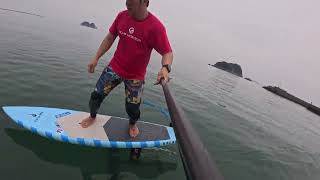 SUP FOIL flatwater training [upl. by Orferd65]