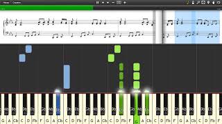 Paul Mauriat  PardonneMoi Ce Caprice Denfant  Piano tutorial and cover Sheets  MIDI [upl. by Ahseal816]