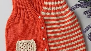 Woolen Design Hand Knitting Beautiful Pattern for Babies Sweater 👶 [upl. by Kala]