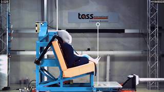 Kinderkraft car seat CONCEPT crashtest [upl. by Laerdna41]