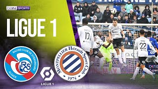 Strasbourg vs Montpellier  LIGUE 1 HIGHLIGHTS  252023  beIN SPORTS USA [upl. by Phi]