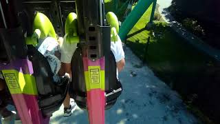 Raptor Cedar Point Back Row POV [upl. by Francisco]