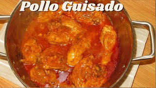 Como Hacer un Rico y Fácil Pollo Guisado Jugoso y con sazón delicioso [upl. by Noived]