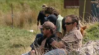 Huntaways Barking At Kumeroa Sheepdog Trials [upl. by Hartzell]