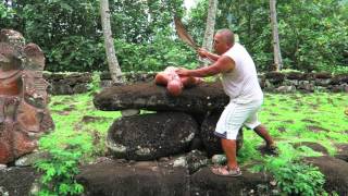 HUMAN SACRIFICE CEREMONY  Nuku Hiva Marquesas Islands [upl. by Atnauqahs]