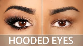 Smokey Cat Eye Tutorial on Hooded Eyes  Tips amp Tricks [upl. by Heindrick]