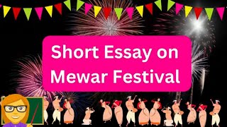 short essay on Mewar Festival  The history behind Mewar festival  Festivals in India [upl. by Uchida651]