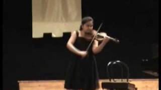 11 year old violin virtuoso plays Paganini caprice 13 Anett Csikos concours Andrea Postacchini [upl. by Anoif58]