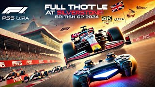 Full Throttle at Silverstone F1 2024 British GP PS5 Gameplay [upl. by Anavlys]