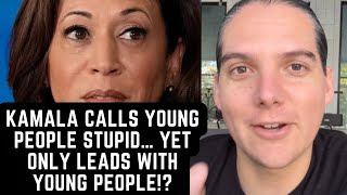 Kamala Calls Young Voters Stupid People Who Make Bad Decisions… They’re Voting For Her Though 😂 [upl. by Sivrep]