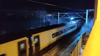 Class 390 intense arc and sparking [upl. by Fassold]