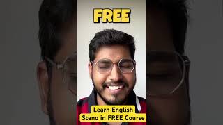 Learn English Shorthand in just 2 months  FREE COURSE  Steno School [upl. by Catima]