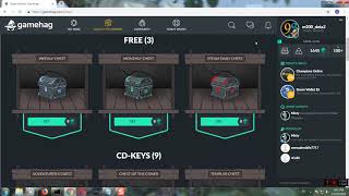 Gamehag  How to get free on the gamehag chest  New code [upl. by Beaston]