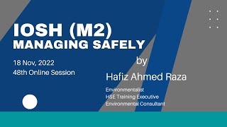 IOSH Managing Safely 16 Nov 22 Session Module 2 Assessing Risks [upl. by Abey1]