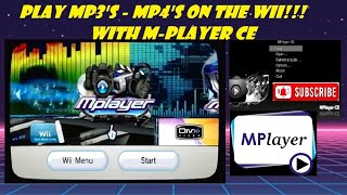 Play music tv shows amp movies with M  Player CE on the Nintendo Wii [upl. by Attelrahc]