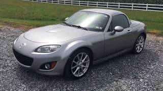 2009 Mazda MX5 Miata Grand Touring Retractable Hardtop Leather 6 Speed Big Fun [upl. by Ahsert]