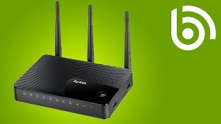 ZyXEL NBG5615 v2 WiFi N Router Introduction [upl. by Ashlan657]