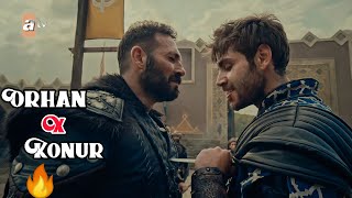 Orhan Bey X Konur Bey🔥fight scene ⚔️orhanbey osman [upl. by Ahsyla693]