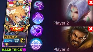 LESLEY NEW LEGAL HACK TRICK 100 broken🔥 LESLEY BEST BUILD 2024 [upl. by Myrtice]