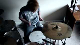 Panic Station  MUSE Drum Cover with Mics [upl. by Anneres]