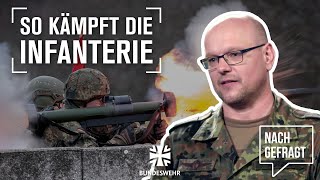 Nachgefragt Infanterie  Bewaffnung und Ausbildung I Bundeswehr [upl. by Anahsahs208]