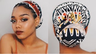 HEADWRAP FOR THE LOW LOW  HEADWRAP TUTORIAL [upl. by Amimej]