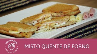 Misto Quente de Forno  Culinária da Lu [upl. by Pegeen]