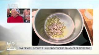 RECETTE  Pavé de vieille confit à lhuile de citron [upl. by Anigger206]