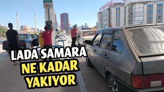 YAKIT CİMRİSİ  Lada Samara Ne Kadar Yakıyor  Şehir İçi En Az Yakan Karbüratörlü Araba [upl. by Elttil]