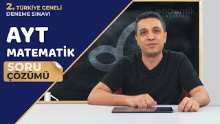 Endemik Yayınları 20232024 2 TG Deneme Sınavı AYT  Matematik Video Çözümlü Cevap Anahtarı [upl. by Boesch990]