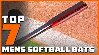 Best Mens Softball Bats for Power and Performance [upl. by Elle]