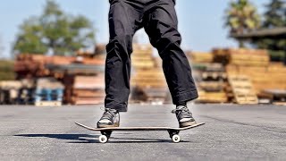 HOW TO POWERSLIDE ON A SKATEBOARD THE EASIEST WAY TUTORIAL [upl. by Evatsug448]