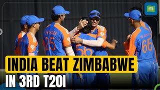 IND VS ZIM Match 3 Highlights India Leads by 21 In Series Shubman Gill Rocks The Show [upl. by Zoes]