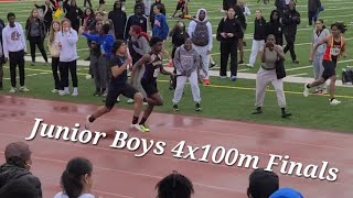 Junior Boys 4x100m Finals  St Marcellinus Spirit Classic  May 3rd 2024 [upl. by Assilak]