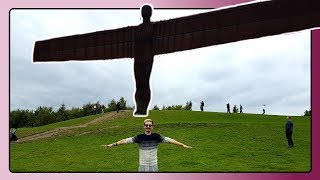 Antony Gormley  Angel Of The North Sculpture  Public Art In The UK [upl. by Eiluj444]