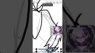 Drawing my pookie👍 art vflower gynoid vocaloid fypシ゚viral [upl. by Atirahc]