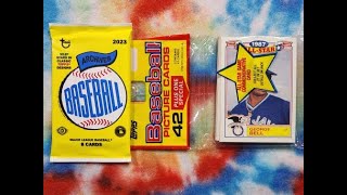 You will be GLAVINE you watched this NEW amp OLD 19882023 Topps baseball packs episode [upl. by Conan659]