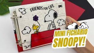 MINI FICHÁRIO ARGOLADO FOFINHO SO SNOOPY [upl. by Anahpets771]