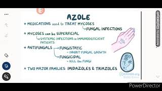 ANTI FUNGAL DRUGS IMIDAZOLES amp TRIAZOLES [upl. by Llegna]