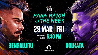 The MAHA MATCH of the week as RCB takes on KKR  IPLOnStar [upl. by Suiramad]