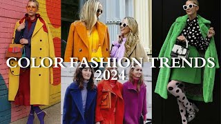 Color Fashion Trends 2024  Color Fashion Trends Fall 2023Winter 2024  2024 Fashion Trends [upl. by Rexanna355]