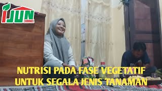 NUTRISI TANAMAN FASE VEGETATIF UNTUK SEGALA JENIS TANAMAN [upl. by Judas]