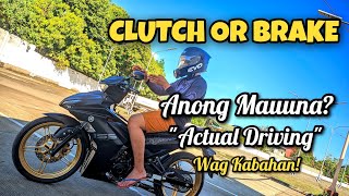 Clutch or Brake first when stopping or slowing down a manual motorcycle [upl. by Annel]