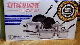 Stainless Steel Cookware Set by Circulon Review [upl. by Giovanni]