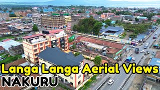 Langalanga NAKURU CITY from Above  Drone Shots  Aerial Views [upl. by Pisano]